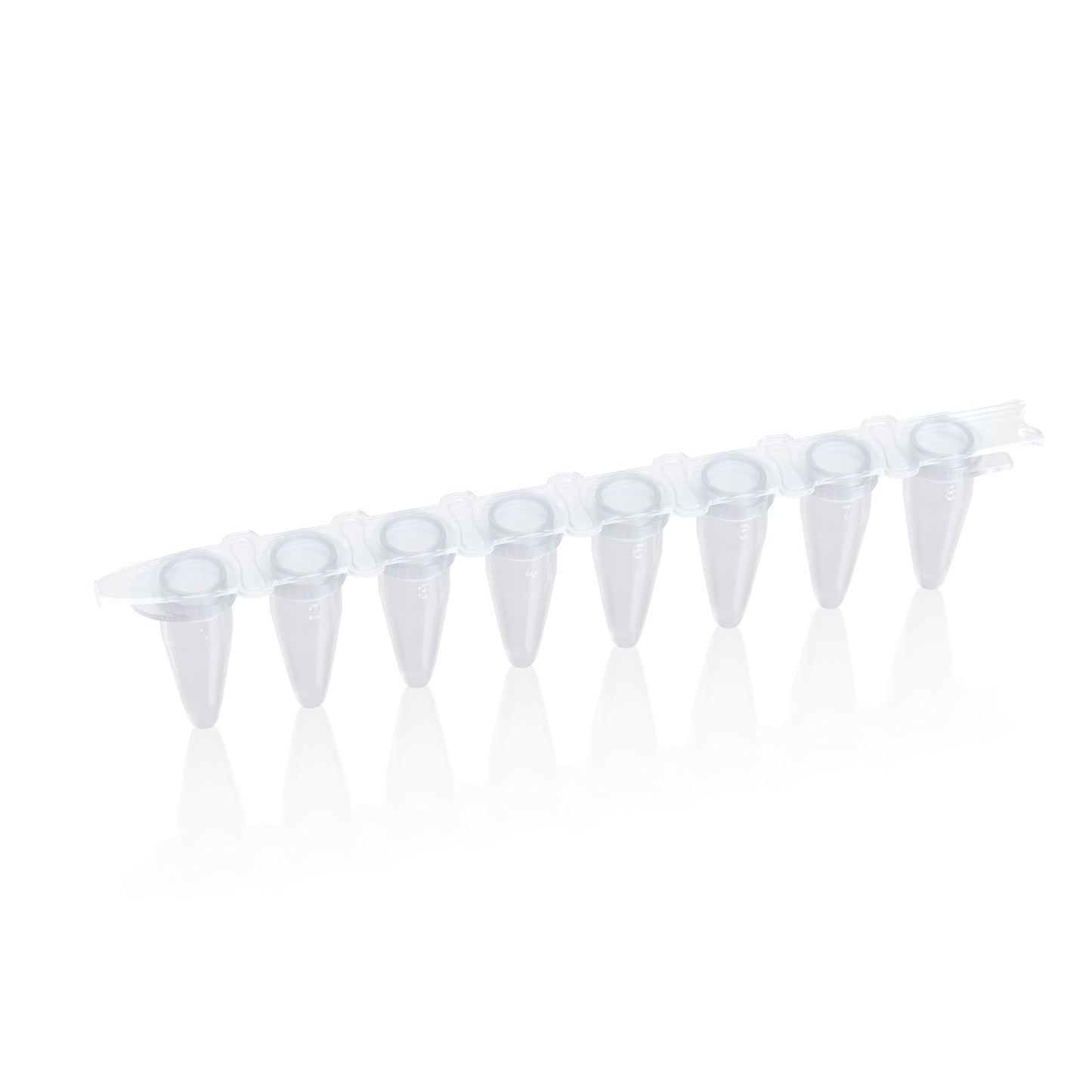 8-Tube PCR Strips (with Caps)